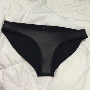 Triangl bikini Winnie bottoms black nior