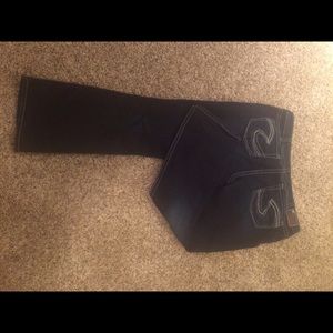 Plus size silver jeans