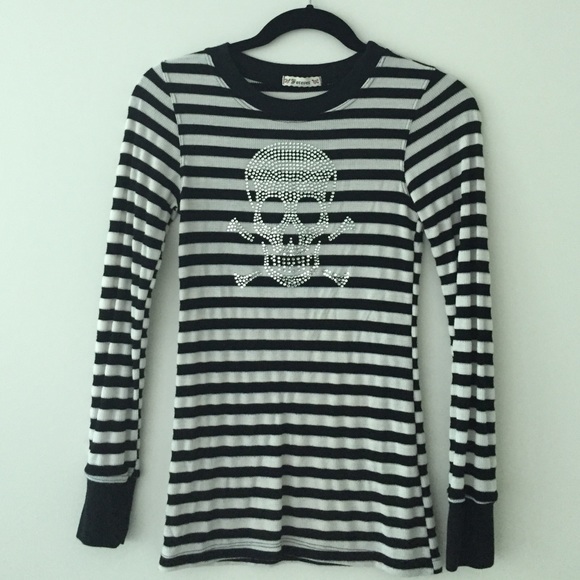 skull blouse forever 21