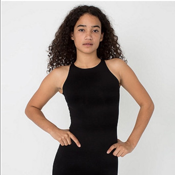 American Apparel cotton spandex mini dress.