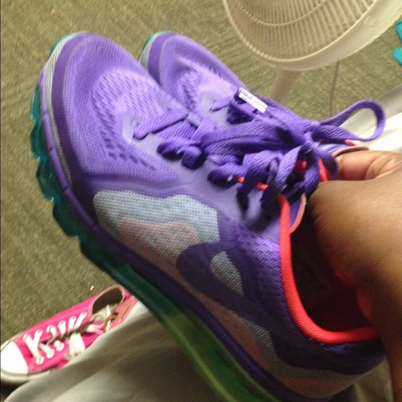 Air Max 2014 Purple & Green - Picture 1 of 2