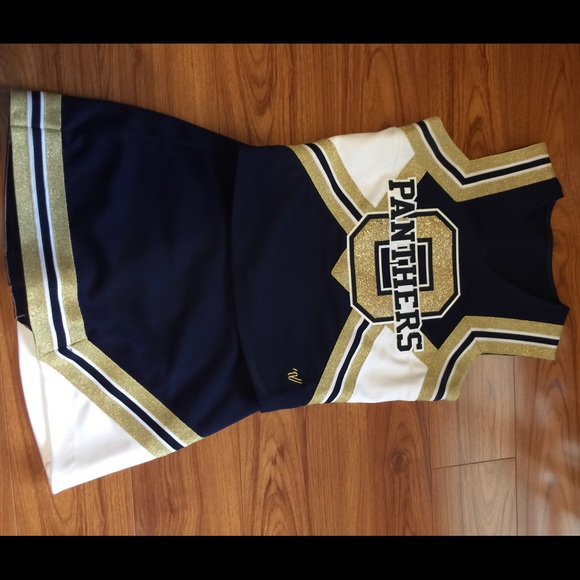 Cheerleading uniform. Top and bottom.