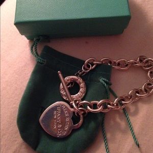 Tiffany & co heart tag bracelet (not sure if auth)
