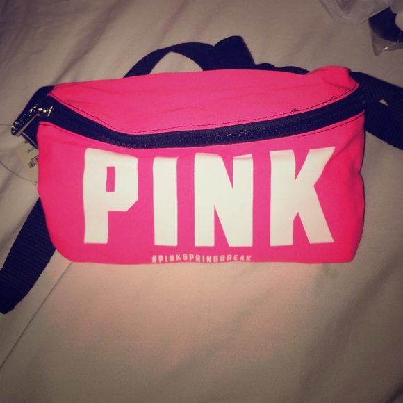 pink waist bags