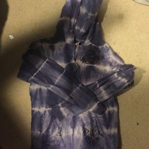 Purple zip up Lucky Brand