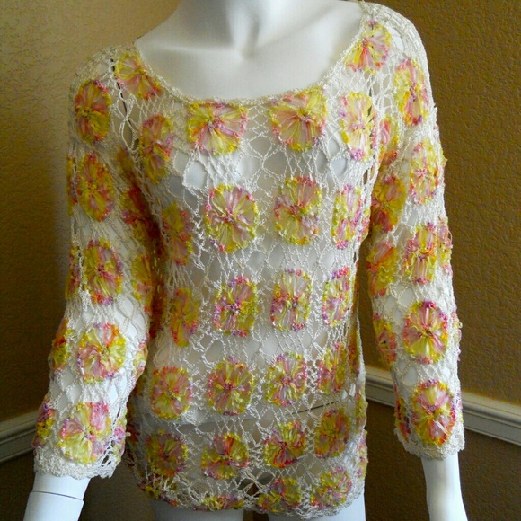 Floral sweater
