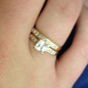 18K ring set