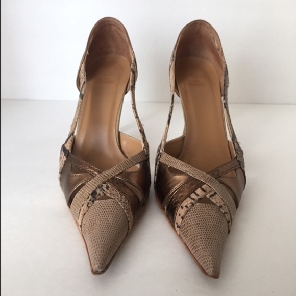 Bakers pointy snake skin pumps - Picture 2 of 4