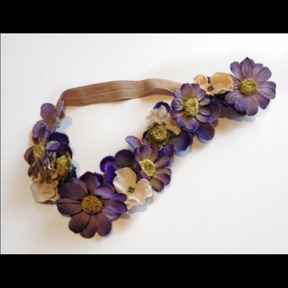Purple Flower crown
