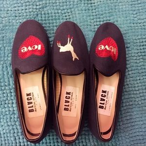 Black Martin Sitbon THREE pairs Loafers