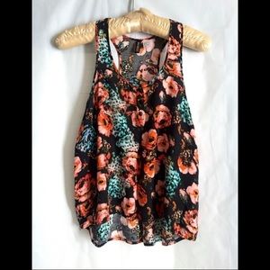 Floral tank top