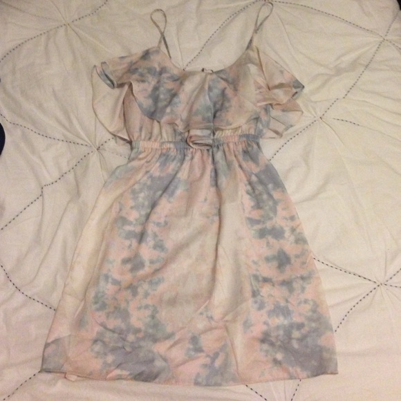Urban Outfitters Kimchi Blue Pastel Tie Dye Dress