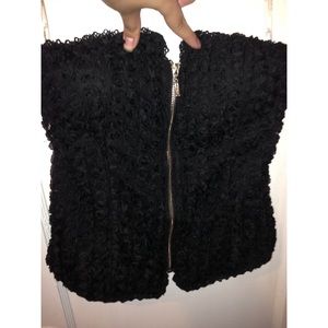 NWT Black Corset like top