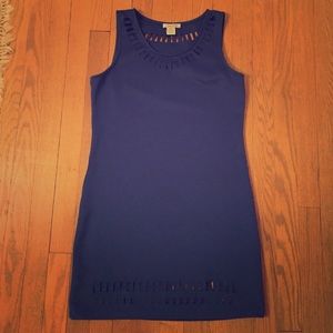 Royal Blue Cut-Out Dress