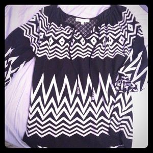Chevron striped shirt