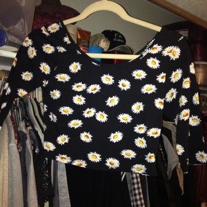 Daisy crop top