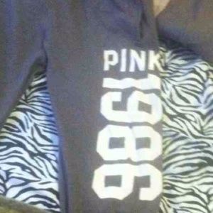 Victoria Secret grey cropped sweats. Size small