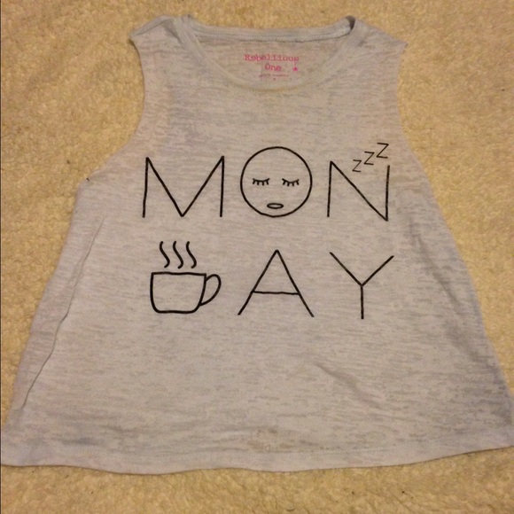 Monday crop tee for Elizabeth!!! Trade in process