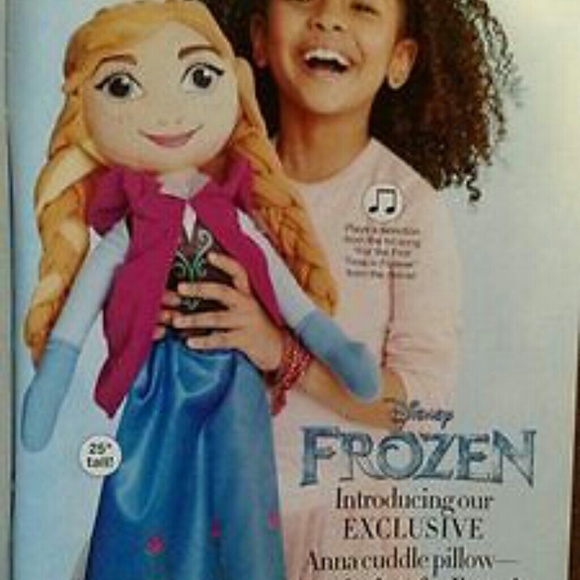 Frozen Anna pillow doll 25" high. New