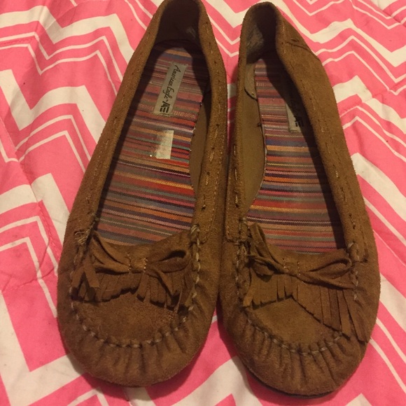 American Eagle by Payless Brown Moccasins Size 11