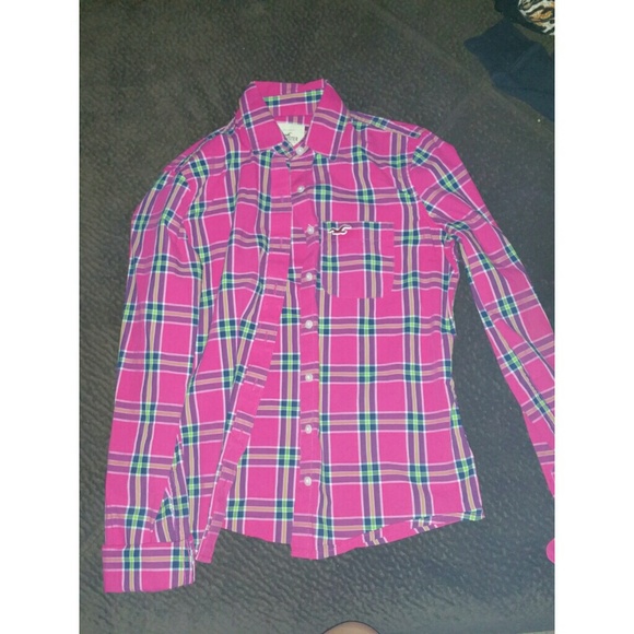 Hollister Plaid Button Up
