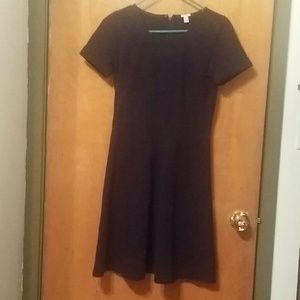 NWOT Blk J. CREW size 4 short sleeve skater dress