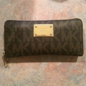 Michael Kors MK Brown Wallet