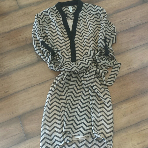 Chevron dress medium
