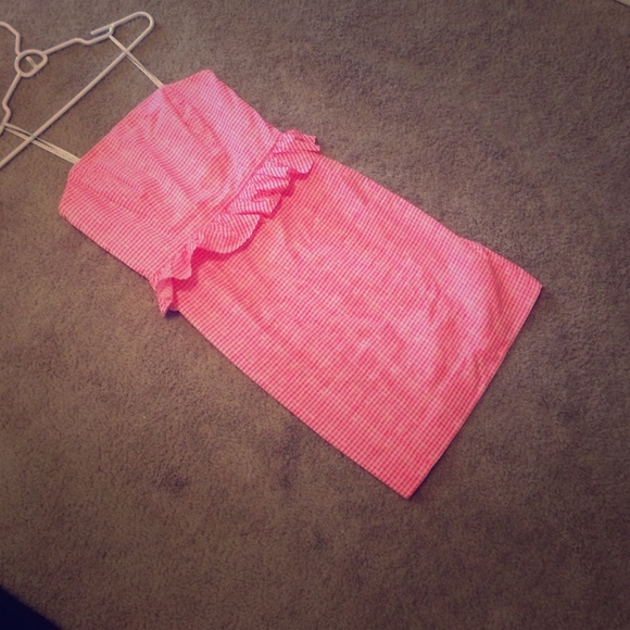 Lilly Pulitzer Peplum strapless dress