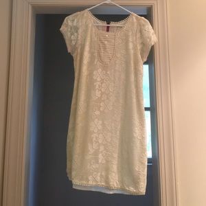 Knitted dove size small dress