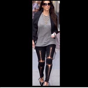 Tie up leggings very cute and popular