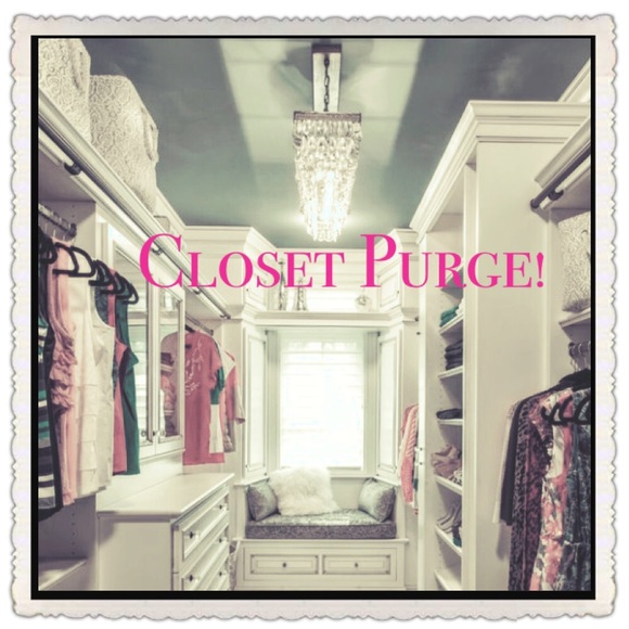 👉Cleaning out my closet today..👈