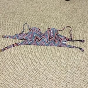 Forever 21 Aztec printed padded bikini top