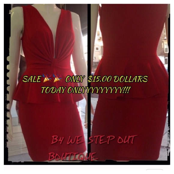 Peplum dress very classy