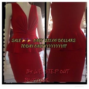 Peplum dress very classy