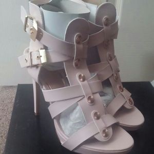 Cute caged sandals