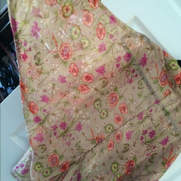 Sheer floral kimono blouse - Picture 2 of 2