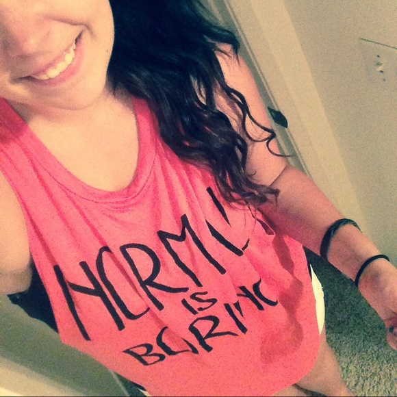Normal is boring tank top