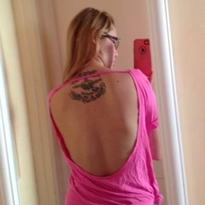 PINK VS pink top/bikini cover