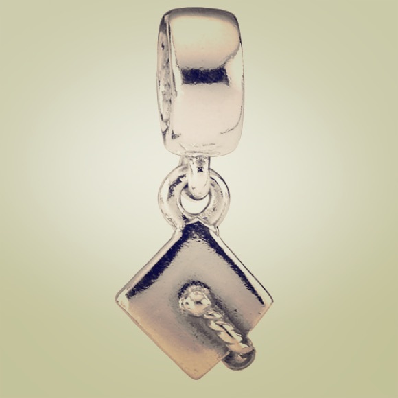 Authentic Pandora Grad Cap Charm