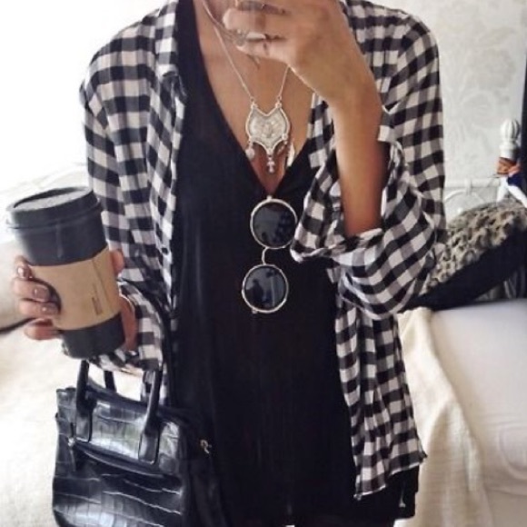 Old Navy Plaid Flannel Button up shirt