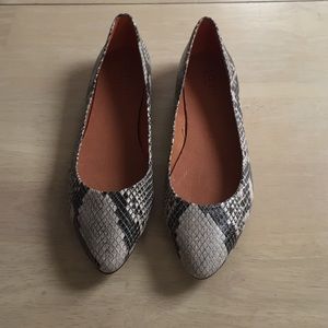 Madewell snakeskin flats