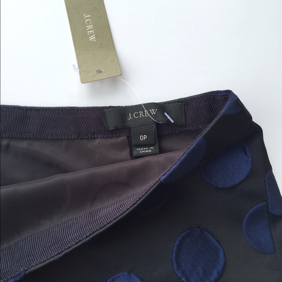 🚫 SOLD J. Crew Navy Polka Dot Textured Pencil - Picture 2 of 4