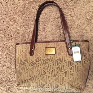 NWT Ralph Lauren Signature Shopper bag