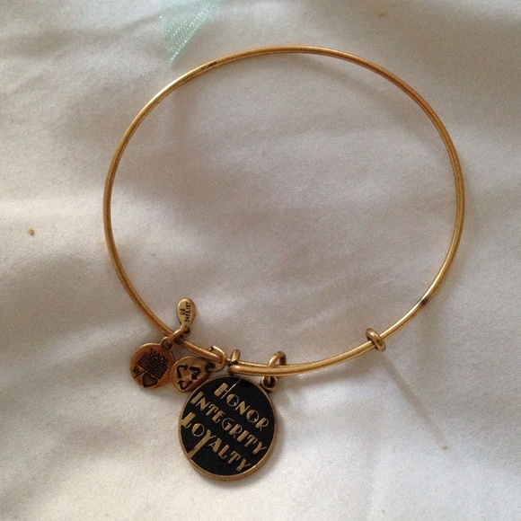 ALEX AND ANI ENAMEL MESSAGE BANGLE