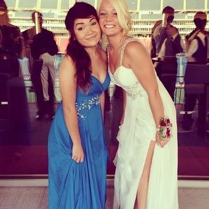 White dress! Used for my senior prom. 250!