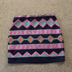 Sequin skirt from Francesca's..