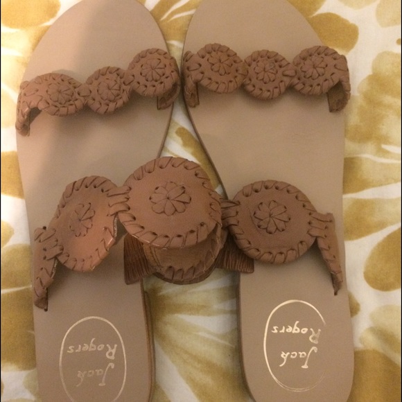 Jack Rogers Lauren Sandal in Cognac