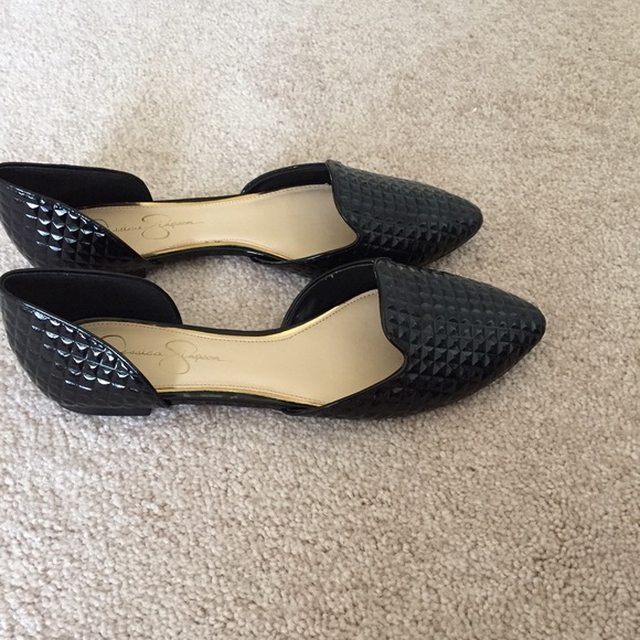 🌹SALE🌹 JessicaSimpson black patent leather flats