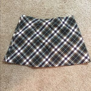 Woolen greenish red skirt